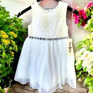 NWT Apple Rose Rhinestone Dress 4T